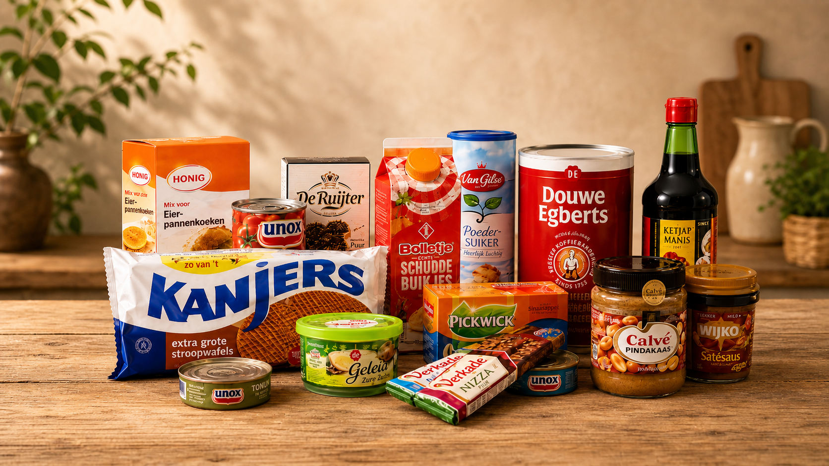 Shop curated European groceries — stroopwafels, coffee, tea, sauces, and pantry favorites